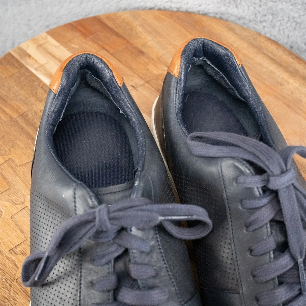 Cole Haan Grand Crosscourt Men's Size 13 Blue Leather Perforated Shoes C33990